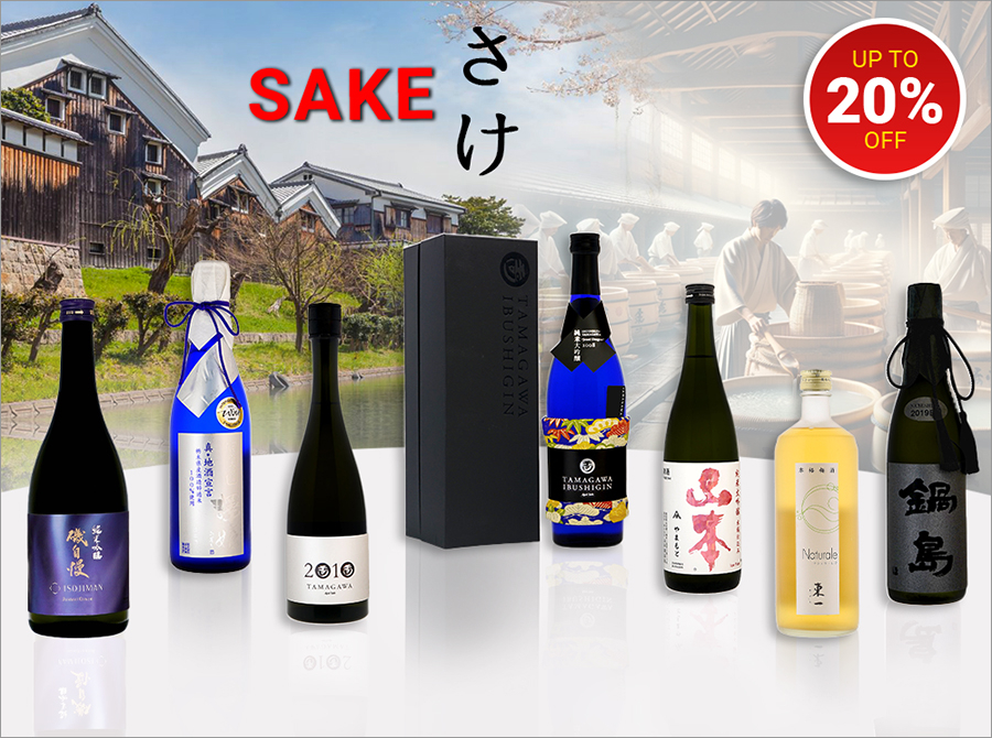 Sake - Up to 20%