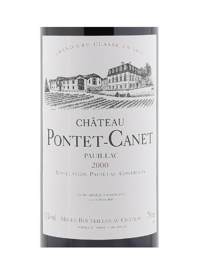 Ch.Pontet Canet 2000 - 3bots