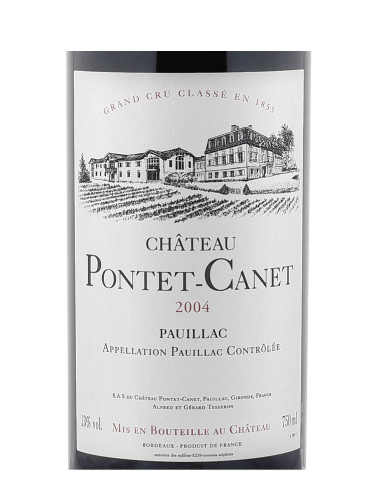 Ch.Pontet Canet 2004 - 3bots