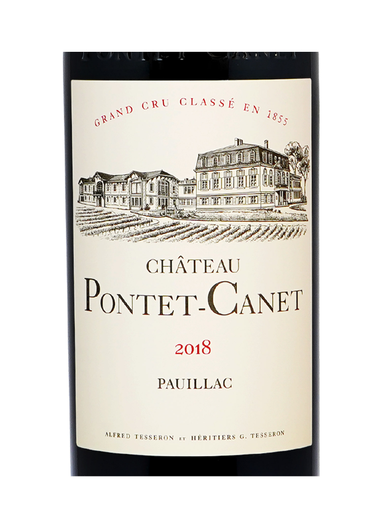 Ch.Pontet Canet 2018 ex-ch - 3bots