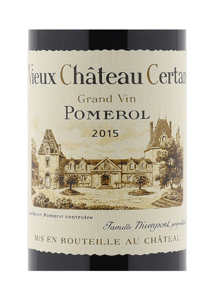 Vieux Chateau Certan 2015 ex-ch Release 2023 - 3bots