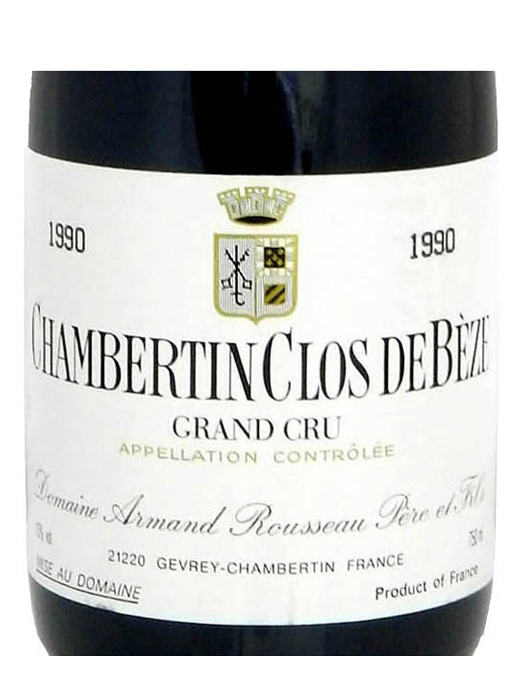 Armand Rousseau Chambertin Clos de Beze Grand Cru 1990 - 6bots