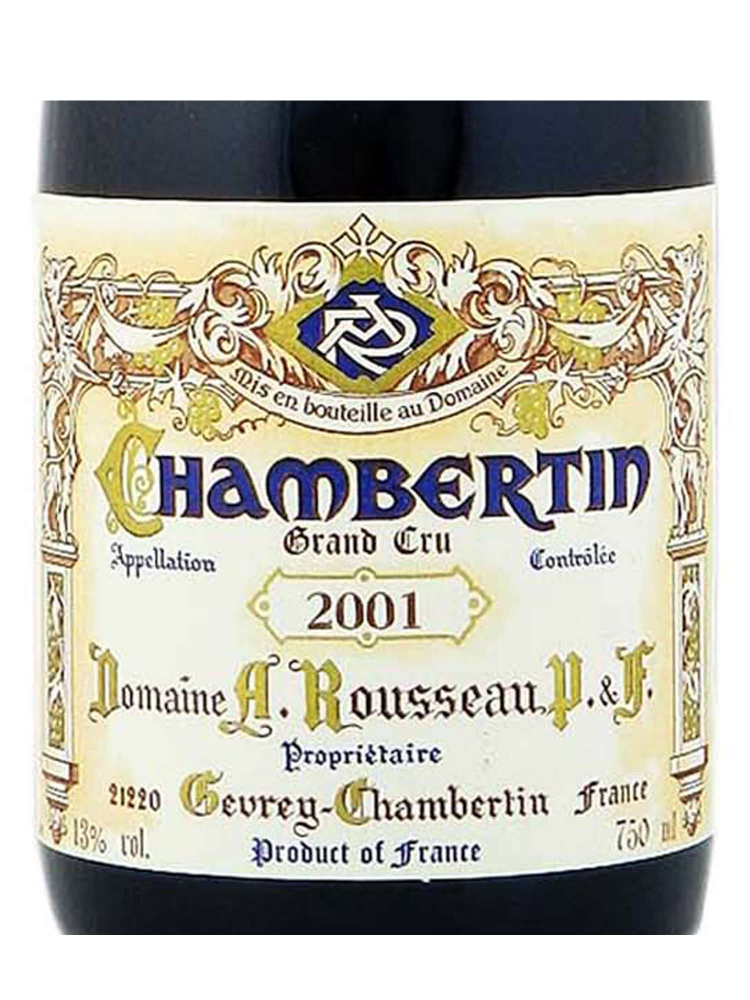 Armand Rousseau Chambertin Grand Cru 2001 - 3bots