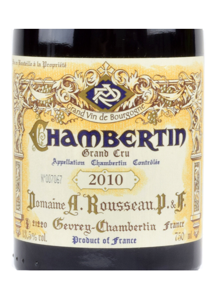 Armand Rousseau Chambertin Grand Cru 2010 - 6bots