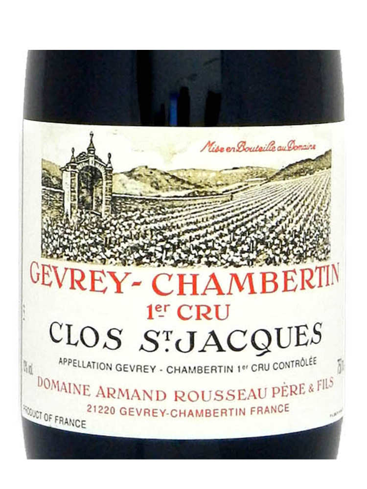 Armand Rousseau Gevrey Chambertin Clos St Jacques 1er Cru 2005 - 3bots