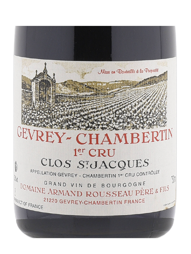 Armand Rousseau Gevrey Chambertin Clos St Jacques 1er Cru 2008 - 6bots