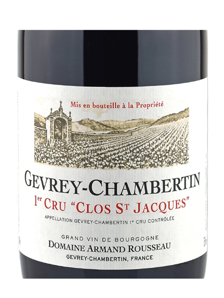 Armand Rousseau Gevrey Chambertin Clos St Jacques 1er Cru 2013 - 6bots