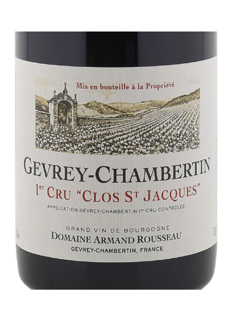 Armand Rousseau Gevrey Chambertin Clos St Jacques 1er Cru 2016 - 3bots