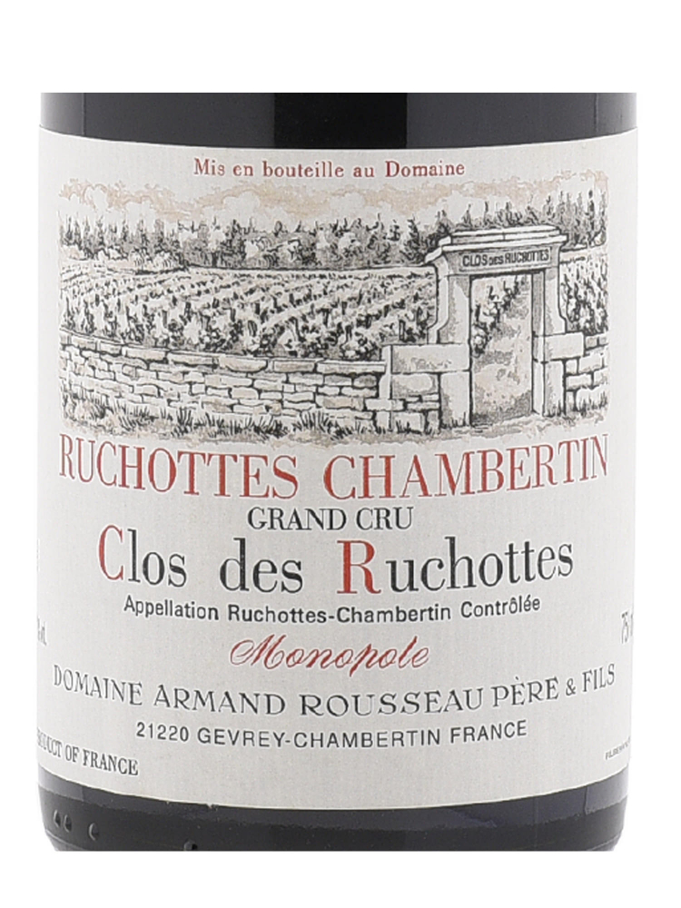 Armand Rousseau Ruchottes Chambertin Clos des Ruchottes Grand Cru 2000 - 3bots