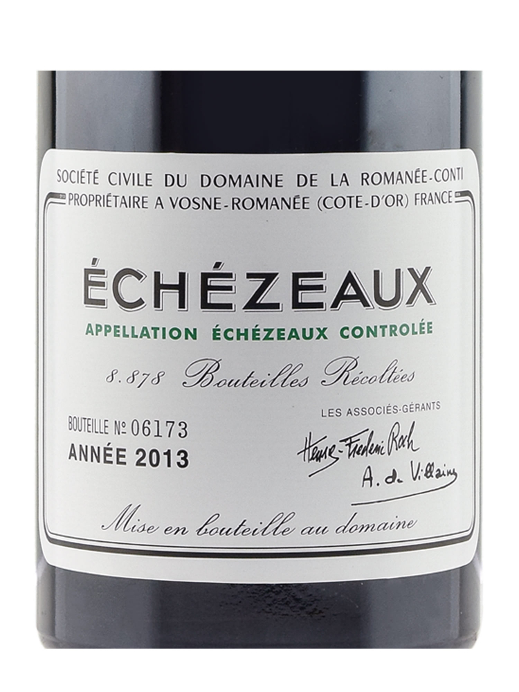 DRC Echezeaux Grand Cru 2013 ex-do - 3bots