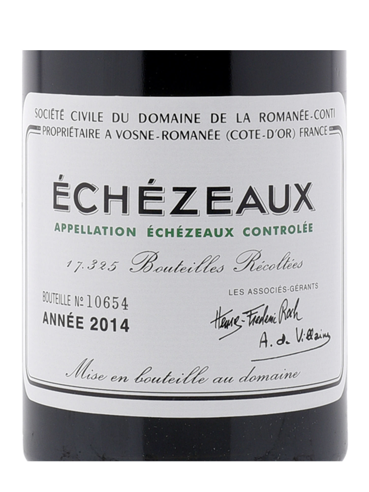 DRC Echezeaux Grand Cru 2014 ex-do - 3bots