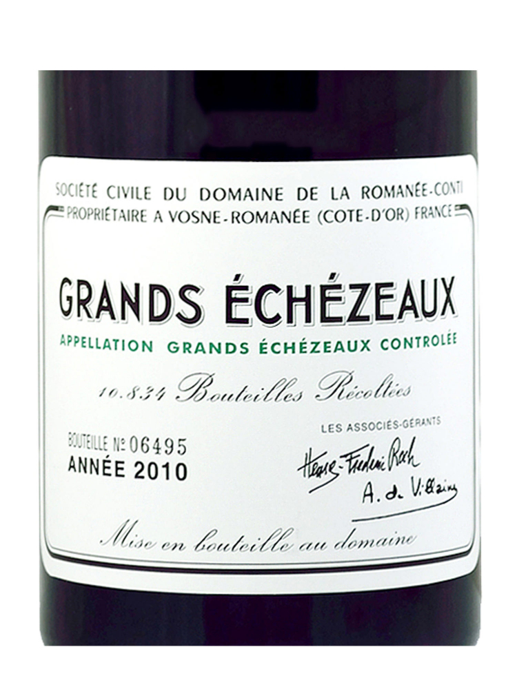 DRC Grands Echezeaux Grand Cru 2010 ex-do - 3bots