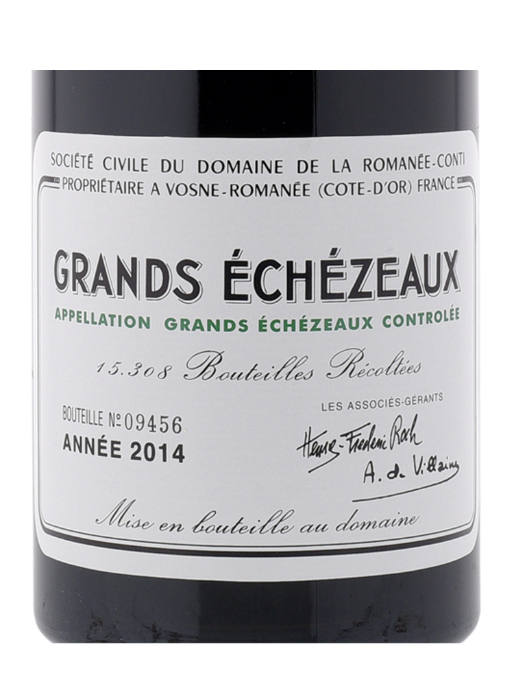 DRC Grands Echezeaux Grand Cru 2014 ex-do - 6bots