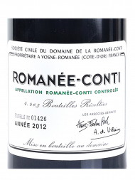 DRC Romanee-Conti Grand Cru 2012 ex-do - 3bots