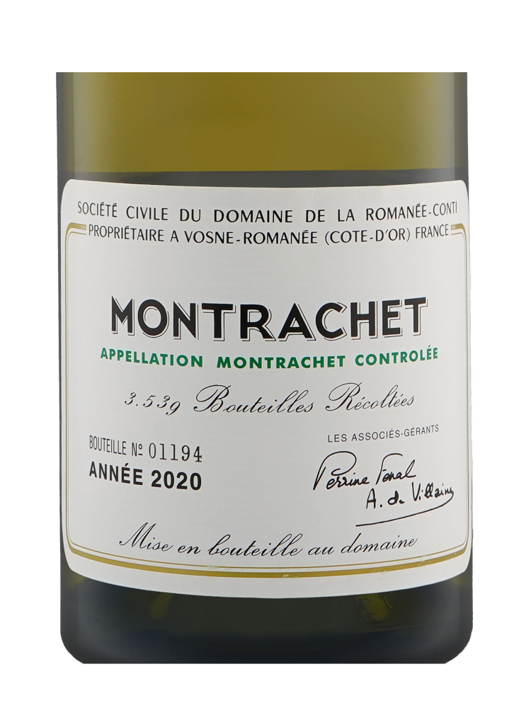 DRC Montrachet Grand Cru 2020