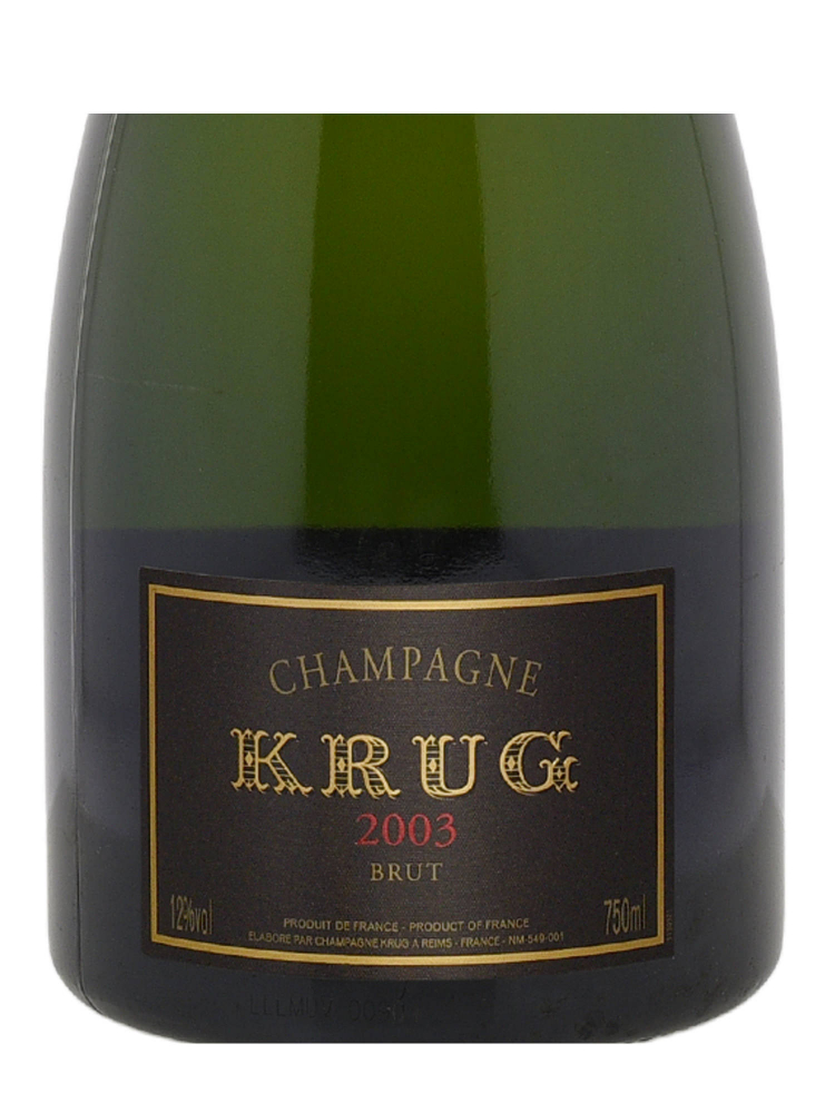 Krug Champagne Brut Vintage 2003 750ml