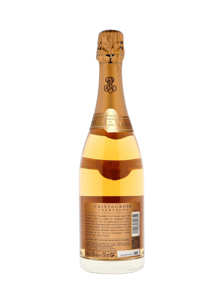 Louis Roederer Cristal Rose 2013 w/box - 6bots