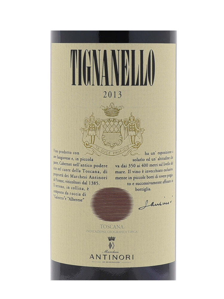 Antinori Tignanello 2013 - 3bots