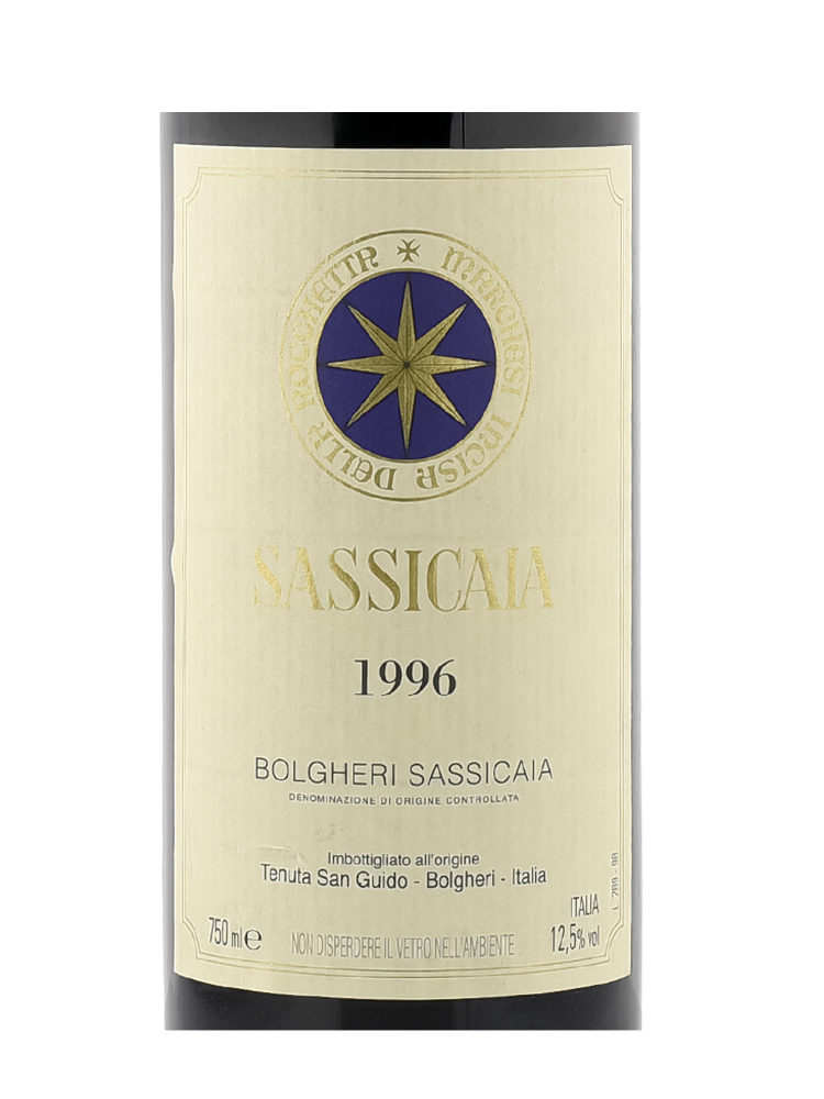 Sassicaia Vino Da Tavola 1996 - 3bots