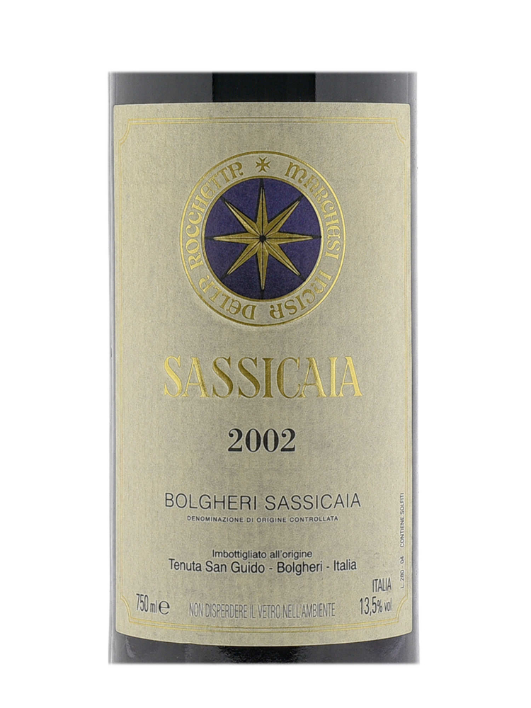 Sassicaia Vino Da Tavola 2002 - 3bots