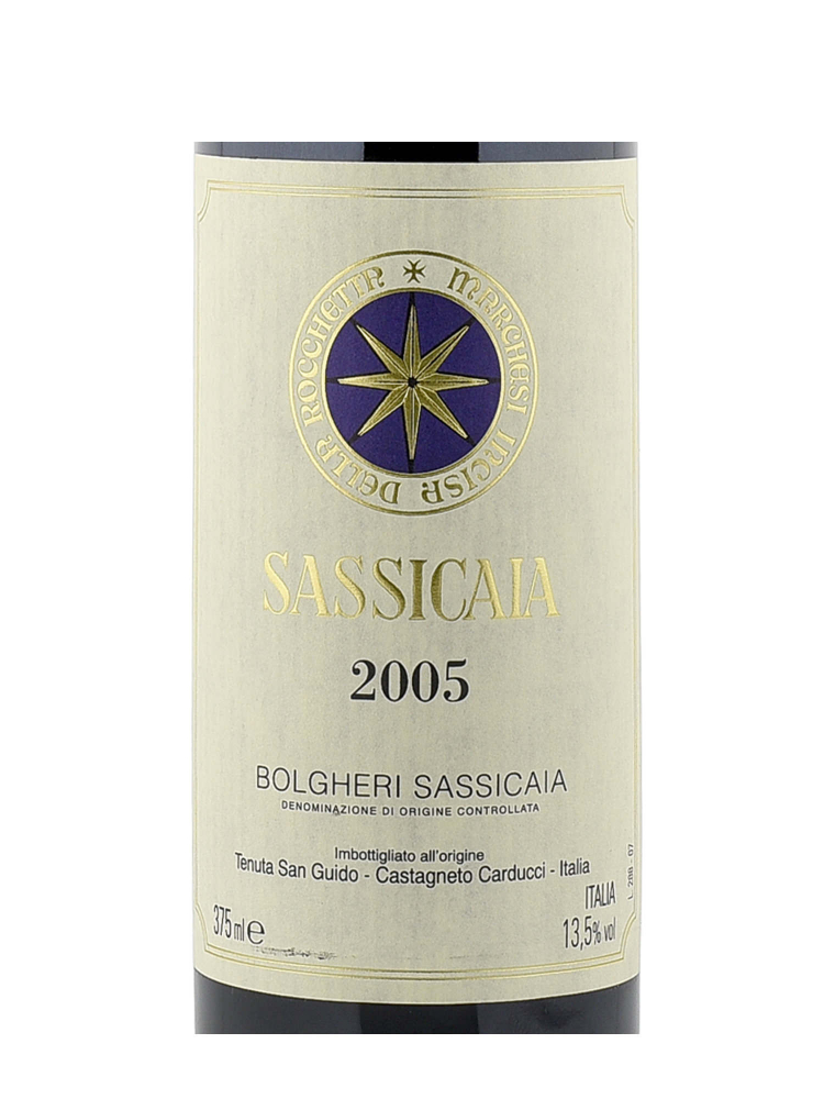 Sassicaia Vino Da Tavola 2005 375ml - 3bots