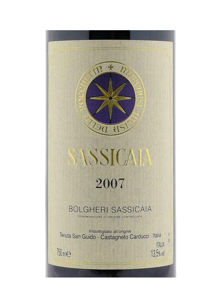 Sassicaia Vino Da Tavola 2007 - 3bots