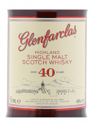 Glenfarclas  40 Year Old Single Malt Whisky 700ml Red Gift Box