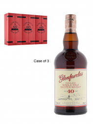 Glenfarclas  40 Year Old Single Malt Whisky 700ml Red Gift Box - 3bots