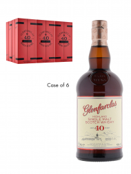 Glenfarclas  40 Year Old Single Malt Whisky 700ml Red Gift Box - 6bots