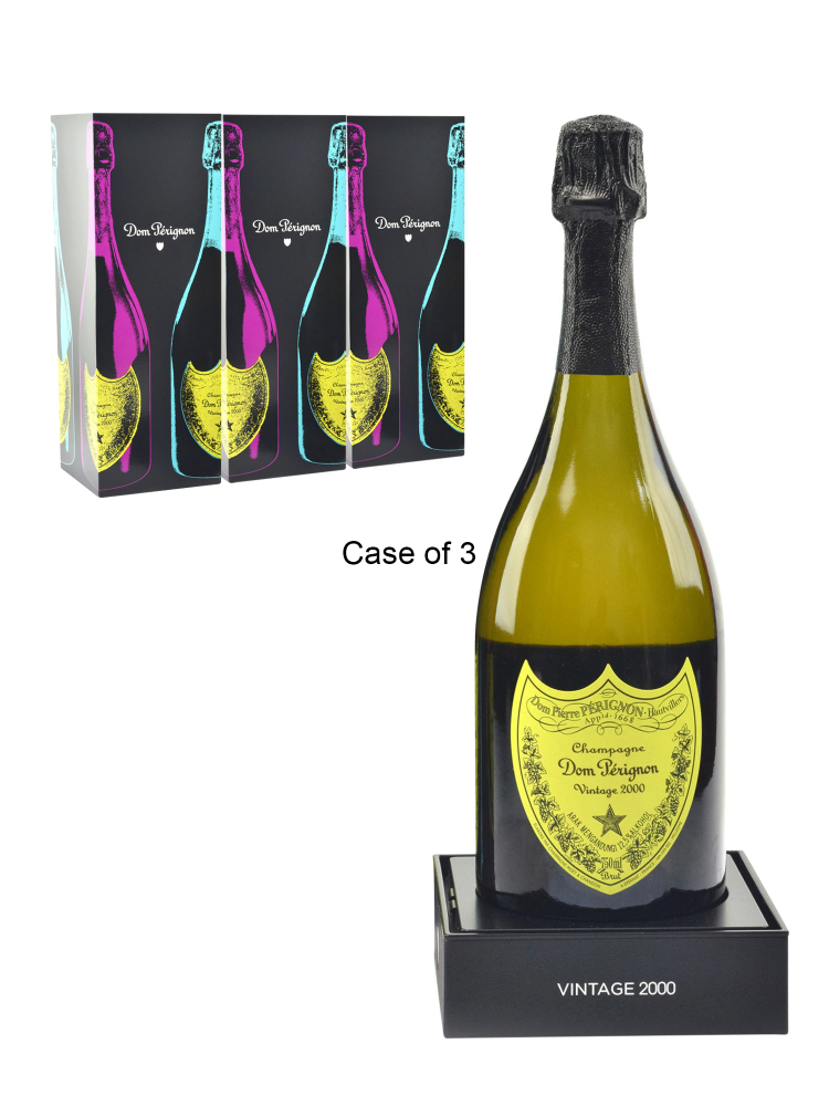 Dom Perignon Andy Warhol 2000 w/box - 3bots