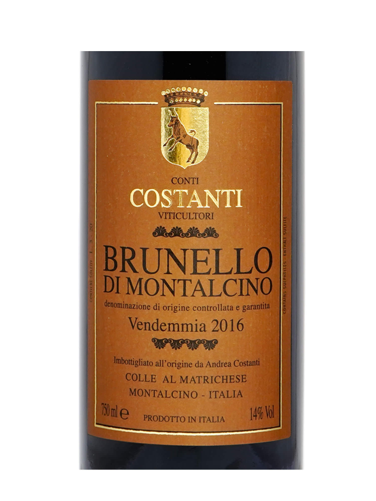 Conti Costanti Brunello di Montalcino DOCG 2016 - 3bots