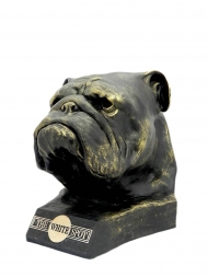 Alfred Dunhill Sculpture POSWSBULLYB Bulldog Bust