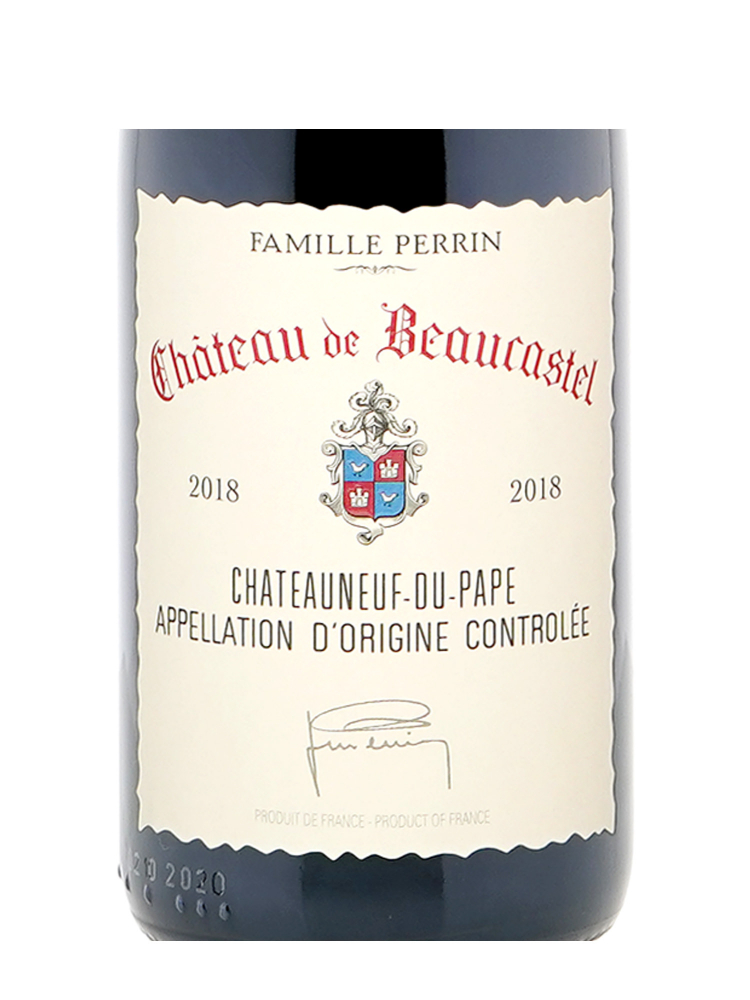 Ch.de Beaucastel Chateauneuf du Pape 2018 375ml - 6bots