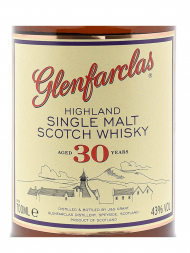 Glenfarclas  30 Year Old Single Malt Whisky 700ml Red Gift Box - 6bots