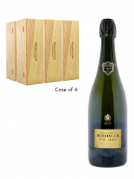 Bollinger R D Extra Brut 1990 w/box - 6bots