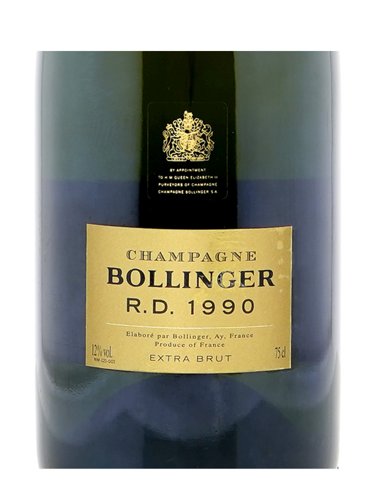 Bollinger R D Extra Brut 1990 w/box - 6bots