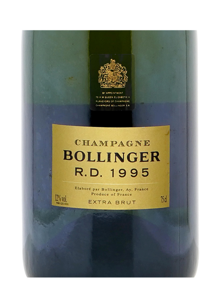 Bollinger R D Extra Brut 1995 w/box - 6bots