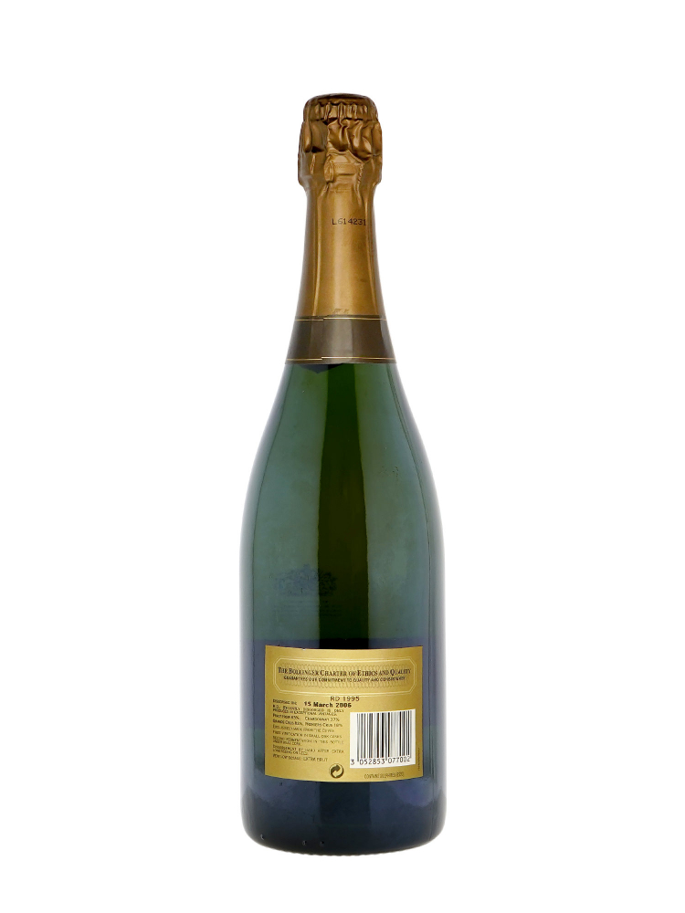 Bollinger R D Extra Brut 1995 w/box - 6bots