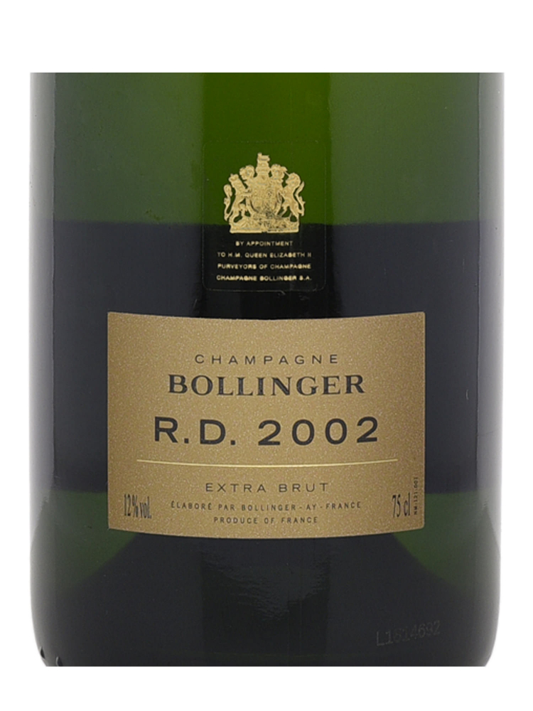 Bollinger R D Extra Brut 2002 - 3bots