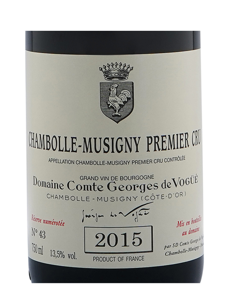 Comte Georges de Vogue Chambolle Musigny 1er Cru 2015 - 6bots