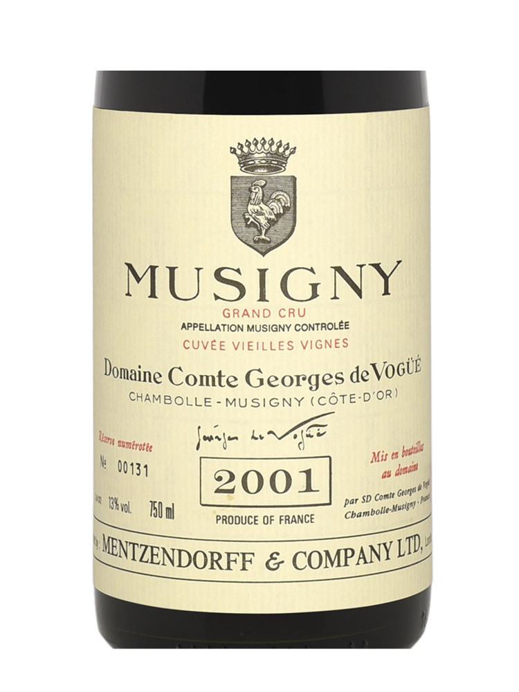 Comte Georges de Vogue Musigny Vieilles Vignes Grand Cru 2001 - 3bots