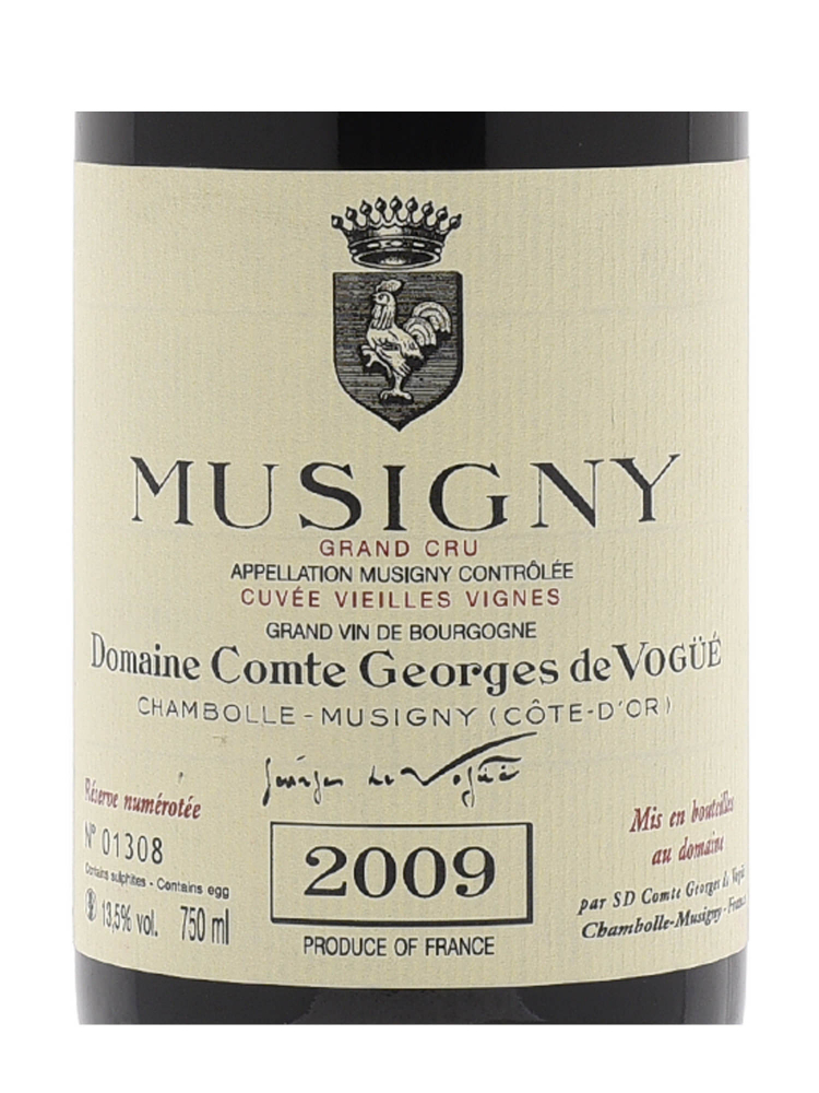 Comte Georges de Vogue Musigny Vieilles Vignes Grand Cru 2009 - 6bots