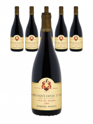 Ponsot Morey Saint Denis Cuvee des Alouettes 1er Cru 2009 - 6bots