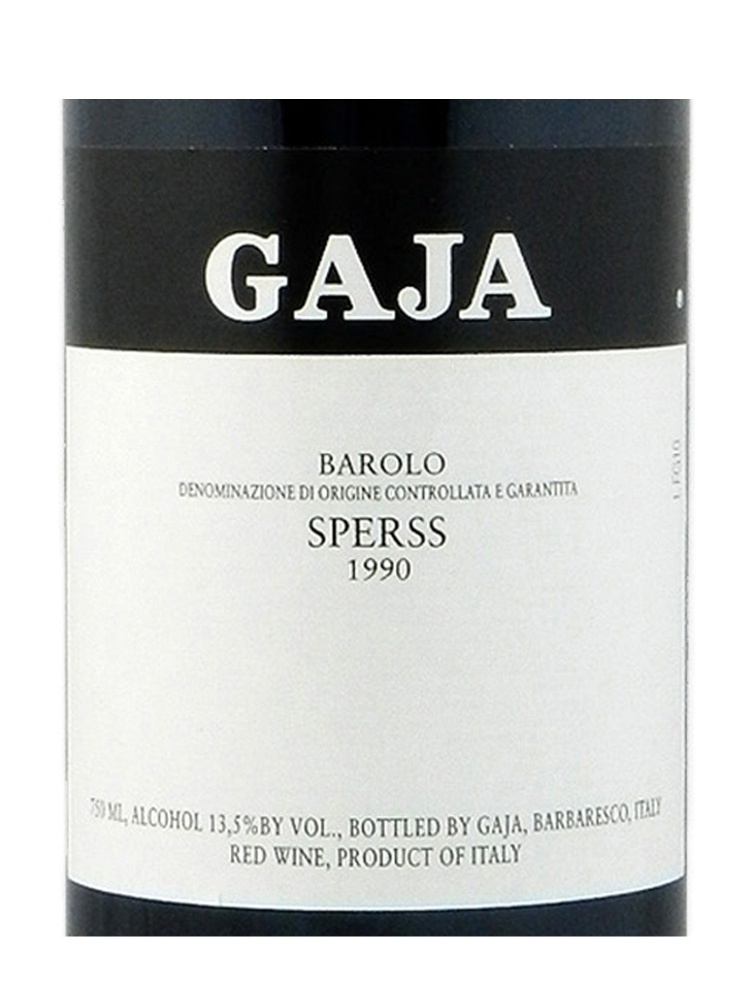 Gaja Barolo Sperss 1990