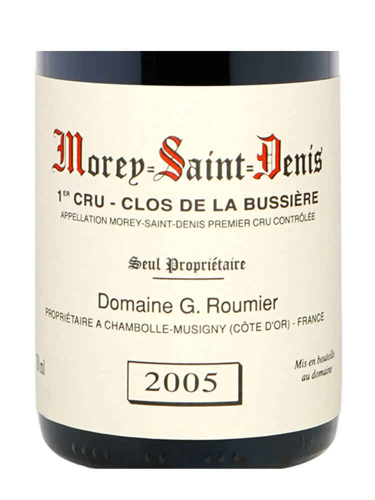 Georges Roumier Morey Saint Denis La Bussiere 1er Cru 2005 - 3bots