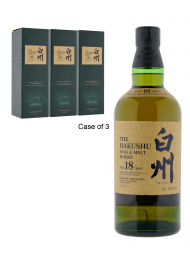 Hakushu  18 Year Old Single Malt Whisky 700ml w/box (Pre-2018 Release) - 3bots