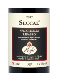 Nicolis Angelo Seccal Valpolicella Classico Superiore Ripasso 2017 - 3bots