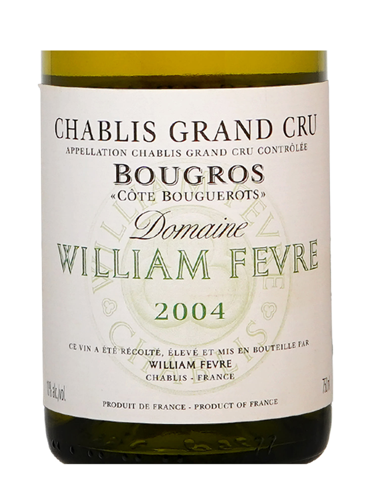 William Fevre Chablis Bougros Cote Bouguerots Grand Cru 2004 - 3bots