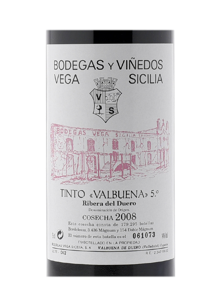 Vega Sicilia Valbuena 2008 - 3bots