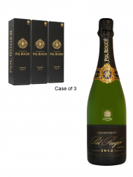 Pol Roger Brut 2012 w/box - 3bots